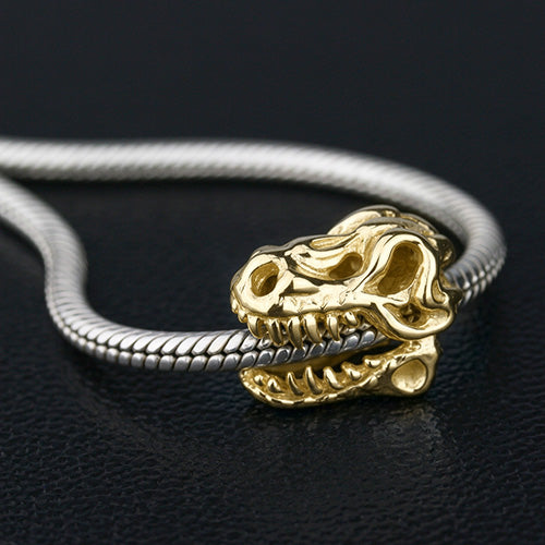 T-Rex Skull (14K Gold)