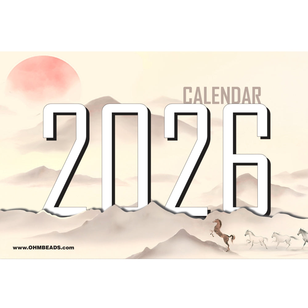 2026 Calendar Cards