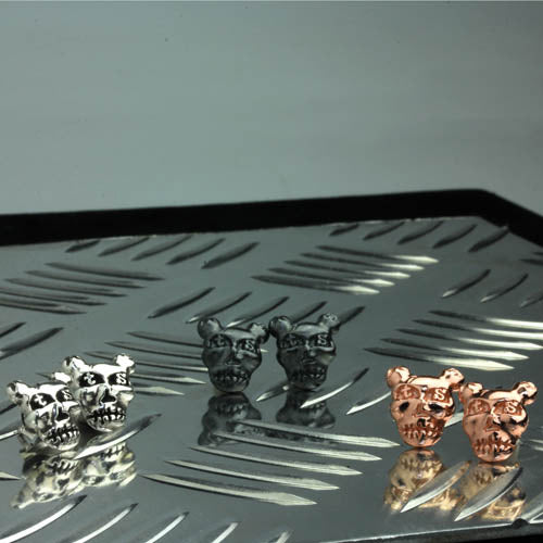 Teddy Scares Earrings (Blush)