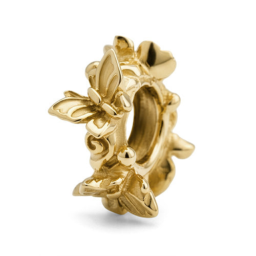 Butterfly Band -14K Gold