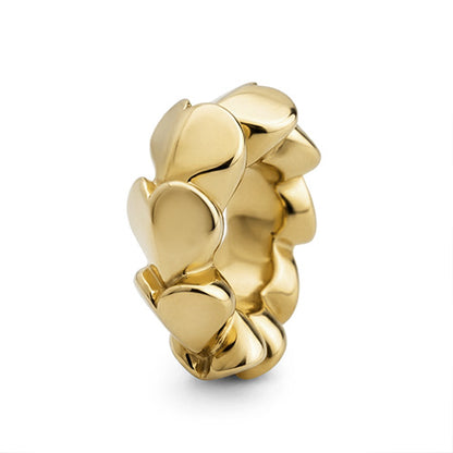 Heart & Crown -14K Gold