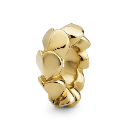 Heart & Crown -14K Gold