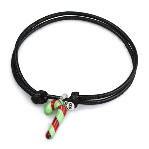 Glass Candy Cane Blind Bag Bracelet