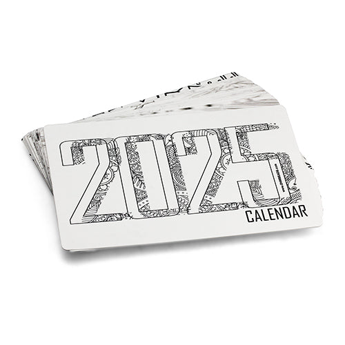 2025 Calendar Cards