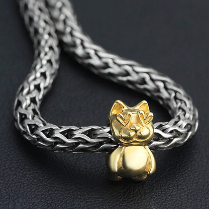 Cat In Love (14K Gold)