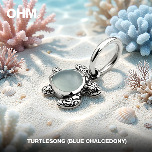 Turtlesong (Blue Chalcedony) - Shipping after Sep 9, 2026