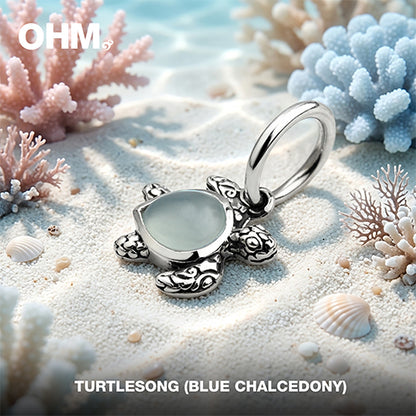Turtlesong (Blue Chalcedony) - Shipping after Sep 9, 2026