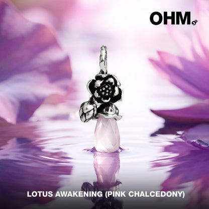 Lotus Awakening (Pink Chalcedony) - Shipping After 16 March 2026