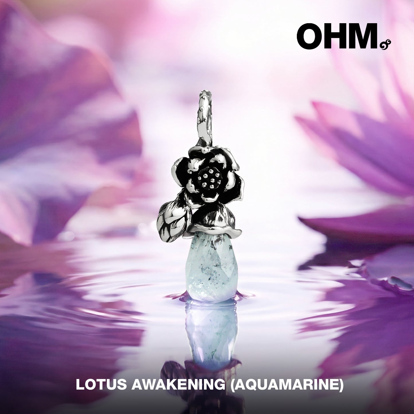 Lotus Awakening (Aquamarine) - Shipping After 16 March 2026