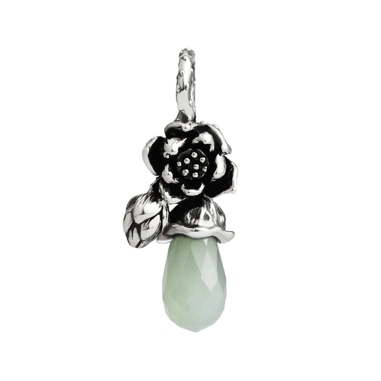 Lotus Awakening (Green Chalcedony) - Shipping After 16 March 2026