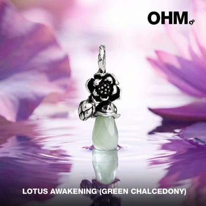 Lotus Awakening (Green Chalcedony) - Shipping After 16 March 2026