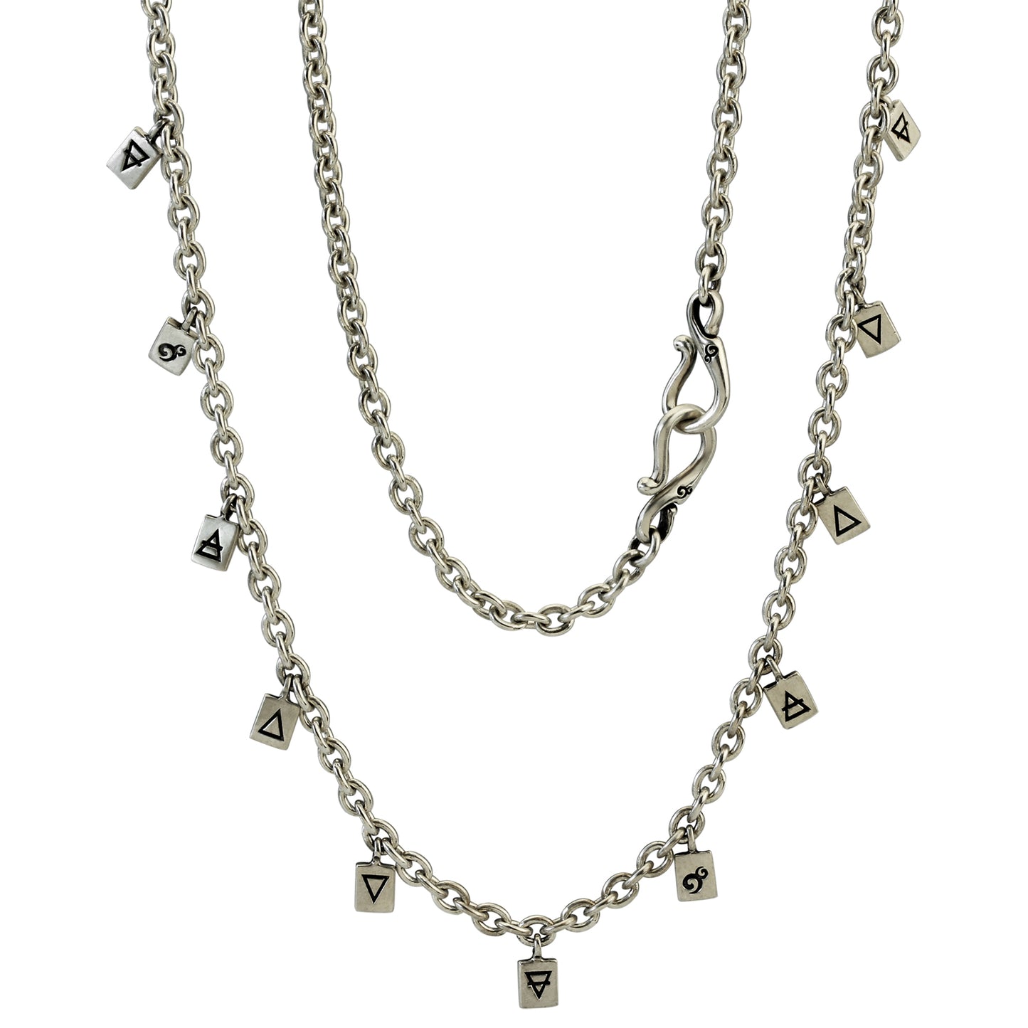 OHM Prayer Flag Necklace