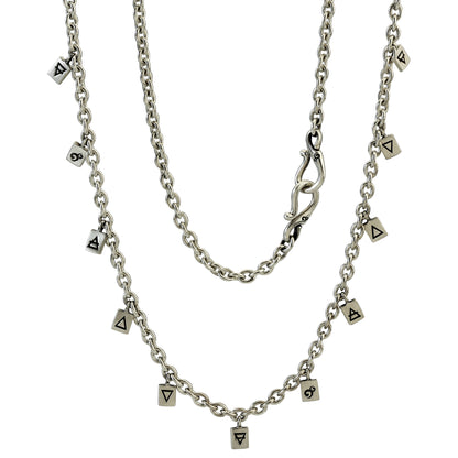 OHM Prayer Flag Necklace