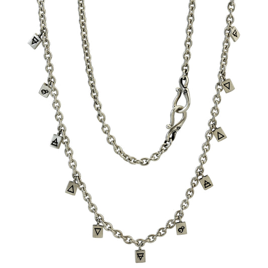 OHM Prayer Flag Necklace