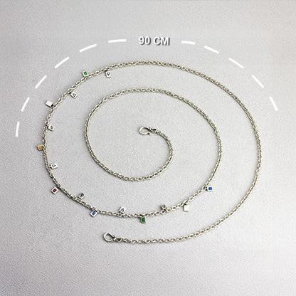 OHM Prayer Flag Necklace