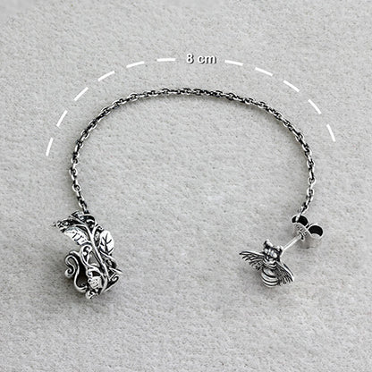Bee Brave Earrings Withveritas Vine Ear Cuff