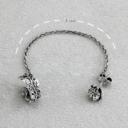 Lucky Lady Earrings With Veritas Vine Ear Cuff