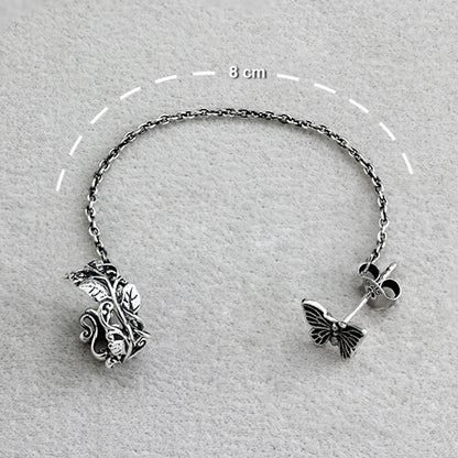 Veritas Vine Ear Cuff Set (Includes Three Studs)