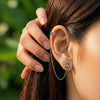 Veritas Vine Ear Cuff Set (Includes Three Studs)