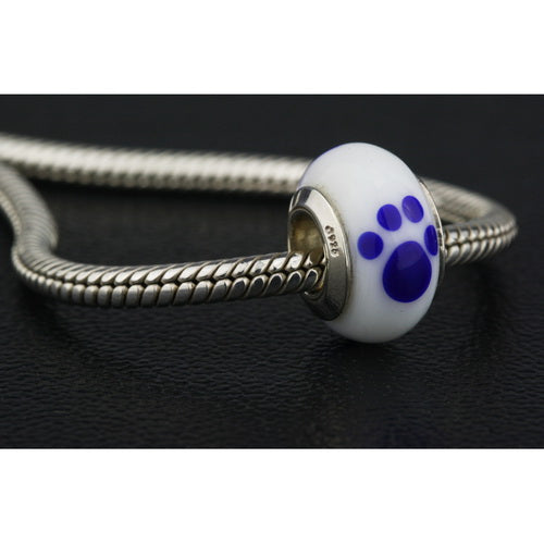 Blue/White Paw Print (Retired)