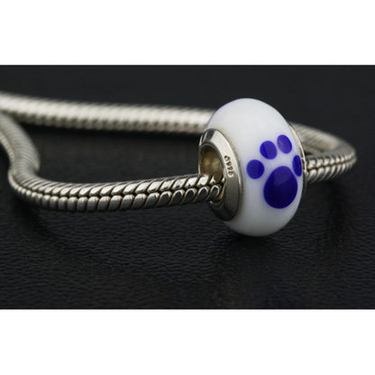 Blue/White Paw Print (Retired)