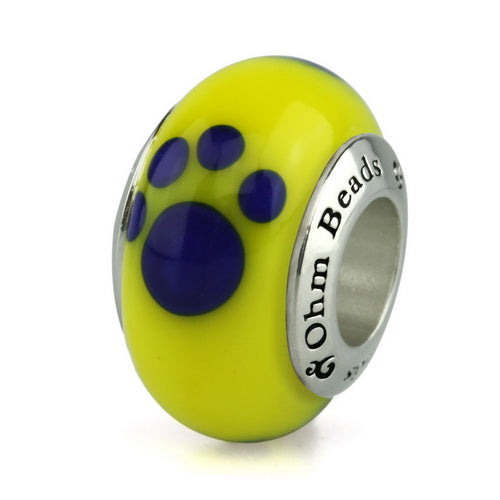 Blue/Yellow Paw Print (Retired)