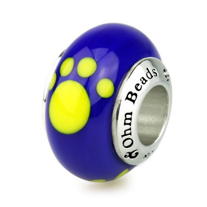 Yellow/Blue Paw Print (Retired)