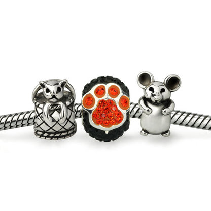 Orange/Black Paw Pave (Retired)